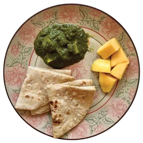 Saag Paneer Roti