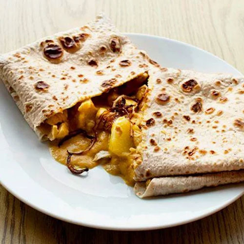 Aloo Gobi Adraki Roti